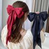 Ribbon Bow Hair Clip Large Vintage Style Hair Clip Spring Clip Hair Accessory Headwear Accessory