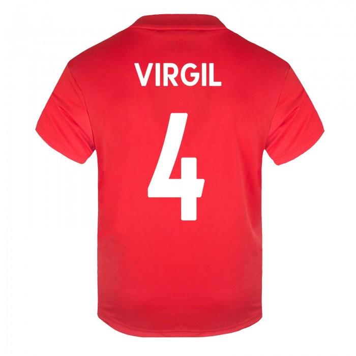 Liverpool FC Mens Virgil 4 Polyester T-Shirt