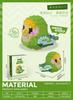 Animals Parrot Micro Diamond Small Particles Assembled Building Blocks Adults Cat Mirco Bricks Constructor Set Model Girls Toys