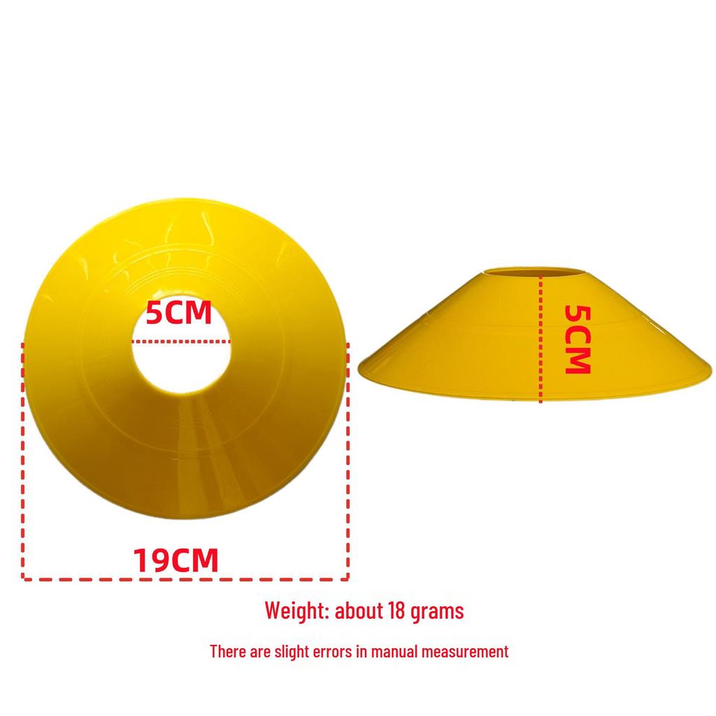 Children's Sports Training Marker Discs - Round Plates for Soccer Practice Obstacle Training.