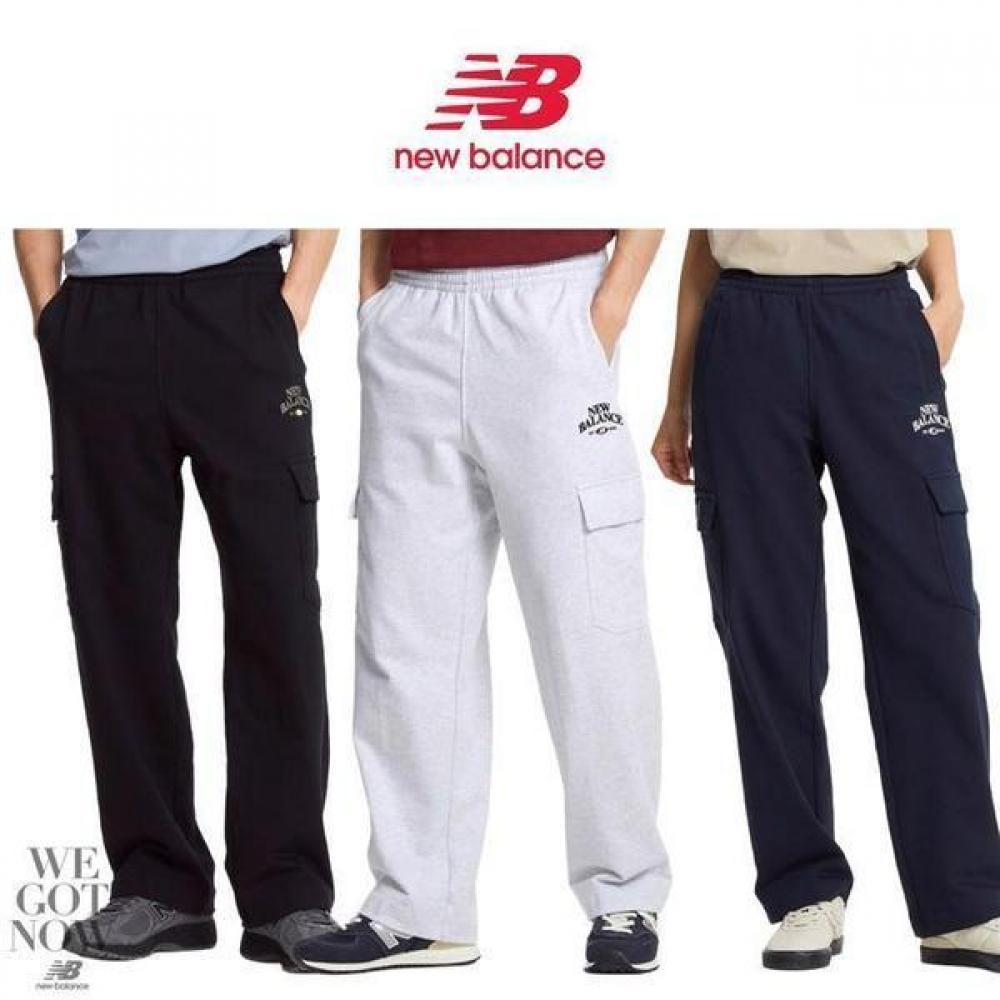 

Широкие брюки карго с графикой New Balance Bridge Nbmle42823 black/75 (S)