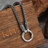 Men's Dragon Bone Chain Necklace - Minimalist Snake Bone Chain Weaving Pendant, Minimalist Necklace, Durable Chain