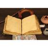 Handmade Fairy Leather Grimoire: Christmas Gift Book of Shadows