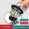 Enhances Double  Function Bathtubs Plug & Strainer Popup Styles 2 In 1 Bath Tub Drain Plug And Hair Collector Popup Stop