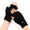 Fingerless Mittens Knitted Gloves Warm