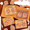 Cute Sticky Note Capybara Double Memo Notes Creative Cartoon Diy Message Wall Sticker High-Pretty Children's Reward N Times