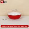 A5 Melamine Red & White 5-inch Serving Bowl