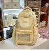 Schoolbag New High-value Spine Protection College Student Backpack Junior High School Students Large Capacity Cute Girls Schoolbag Lightweight