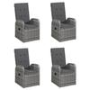 Maison Exclusive - Ensemble à manger de jardin 5 pcs Gris