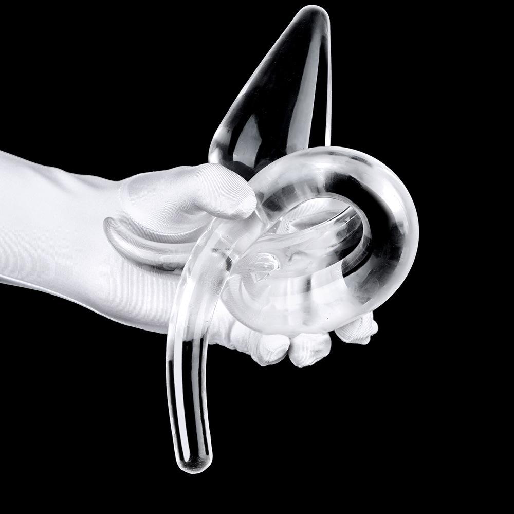 New SM White Fox Tail Adult Toy - Soft TPE Animal Shape Rear Plug for Comfortable Play