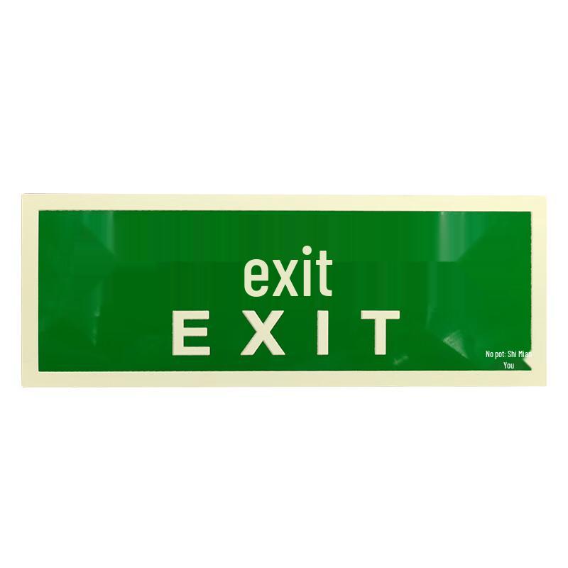 Luminous Evacuation Exit Sign