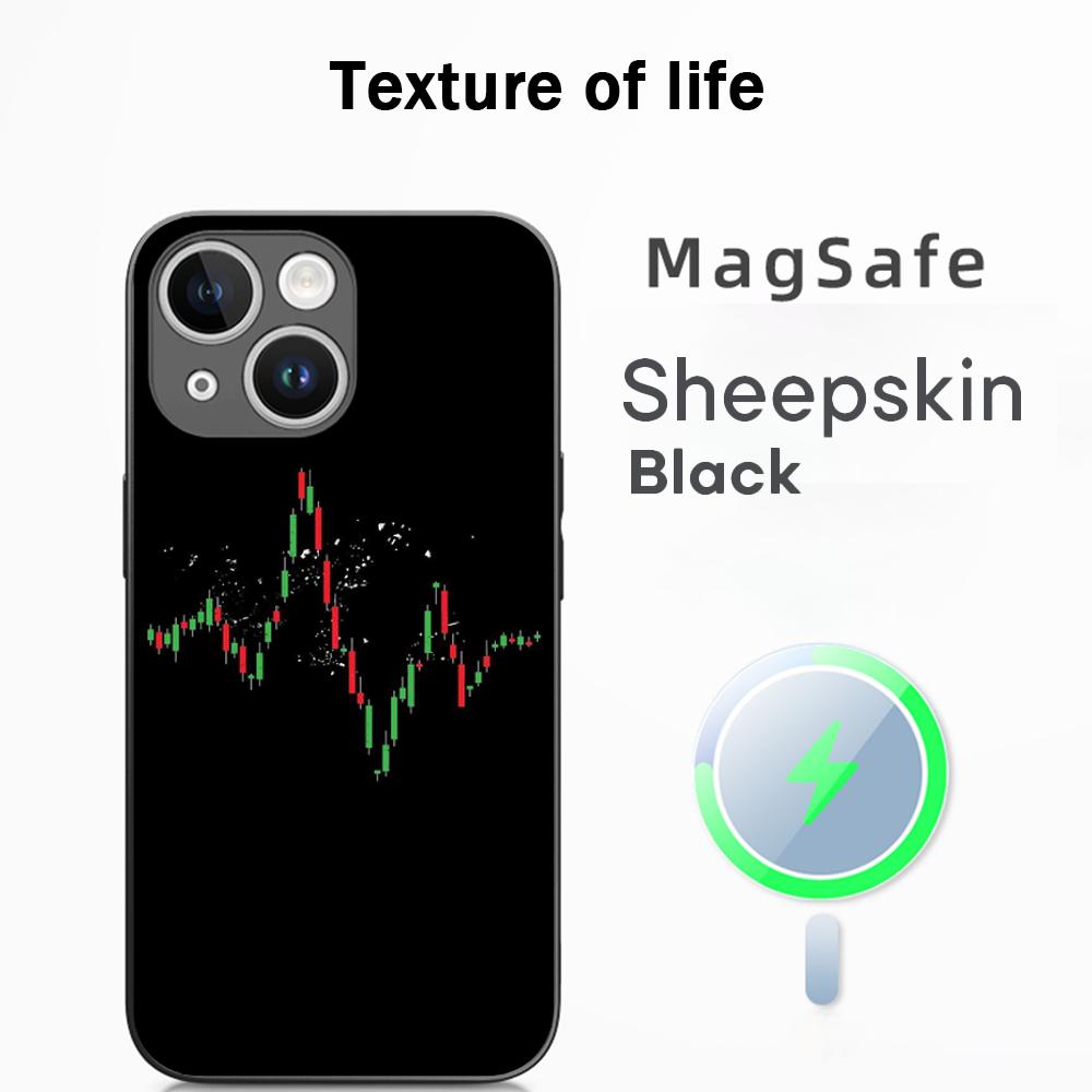 S-stock fashion pattern lucky design Phone Case For iPhone 17 16 15 14 13 12 Plus Pro Max High-end Luxury Magsafe Sheepskin