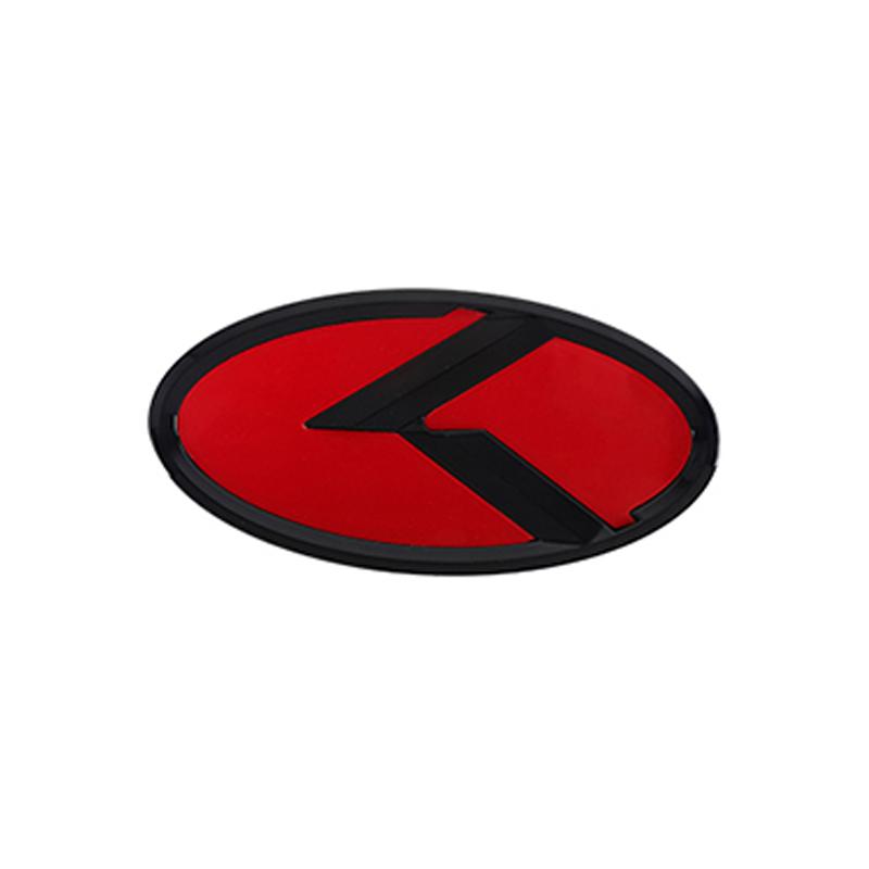 

3D ABS K Logo Car Rear Trunk Logo Emblem Badge Stickers For Kia Sportage Sorento Optima Forte Rio Stinger K5 KN KX1 Accessories 11cm x 5.5cm