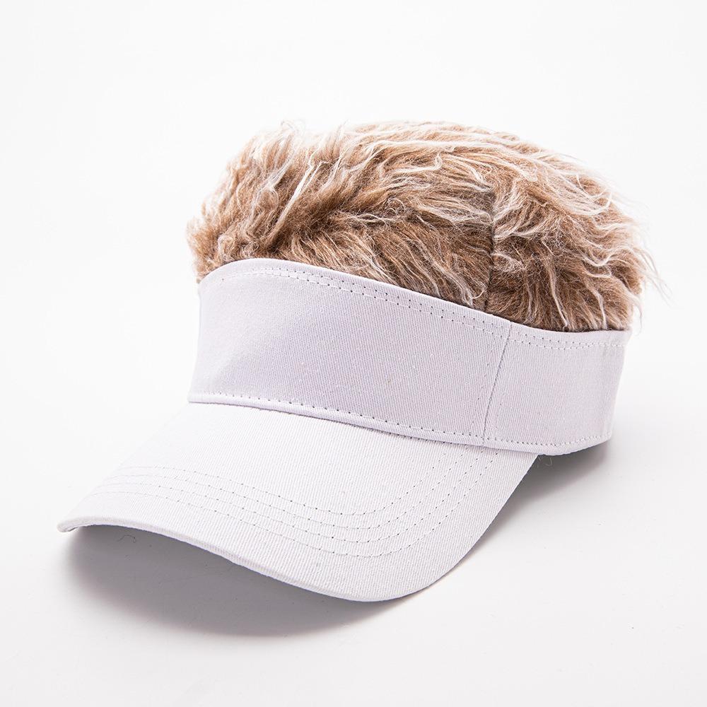 Creative Style Wig Hat for Men and Women, Hip-Hop One-Piece Baseball Cap, Trendy Hot-Selling Popular Style