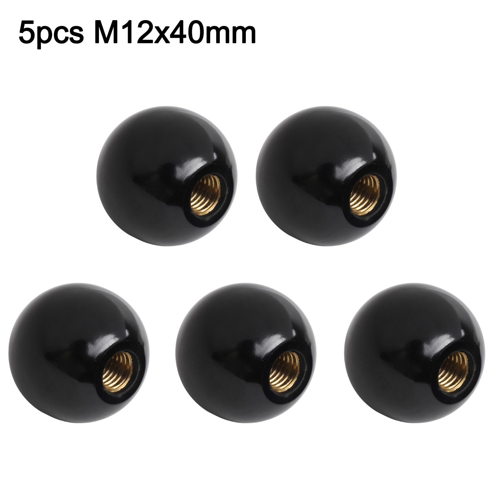 

5Pcs 20/25/30/35/40Mm Round Ball Handle Ball Knobs Bakelite Lever Knob Grip Handles For Electronic Equipment Machine Tools