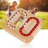  Ball Wooden Toy Luban Lock Unlock Adult Kids Science Education Maze Game Puzzle