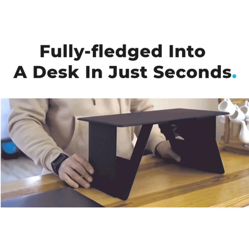 Laptopständer aus Kunststoff Faltbarer Notebookständer Laptop-Schreibtisch Computer-Tischständer