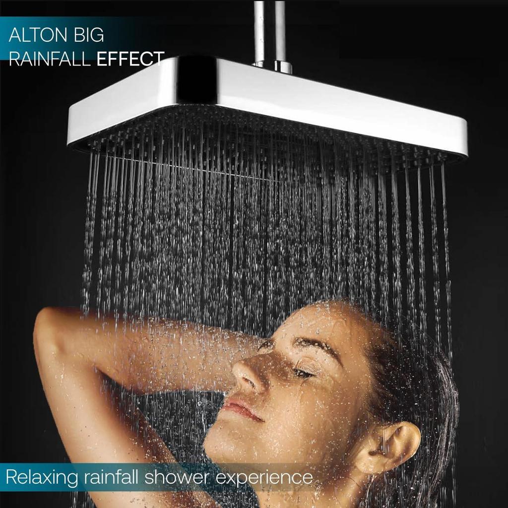SHR22190, ABS, 33x21 CM Single Flow Overhead Shower (Without Arm)