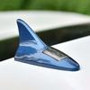 Solar Shark Fins Antenna Light for Car Roof Top LED Warning Lamp with Magnetic Mount Waterproof Auto Tail Decorative Night Safety Light for Cars