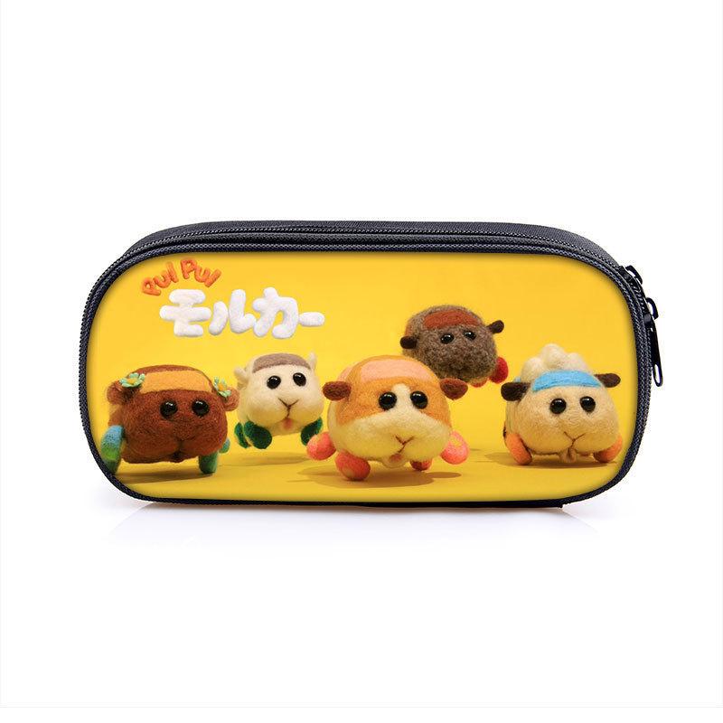 Pui Pui Kids Pencil Case With Nylon Material For School And Travel