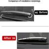 Car Accessories Fit for Toyota Highlander 2020 2021 2022 2023 2024 2025 Rear Window Wiper Cover Trim (Glossy Chrome Style) ABS 4PCS