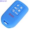 Jingyuqin 6B Remote Car Key Silicone Cover Case for Honda Civic Accord Pilot CRV 2015 2016 2017 2018 Holder Styling