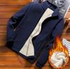 Warm Thicken Fleece Sweatshirt for Men Plus Size 9XL Solid Color Winter Autumn Clothing
