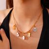 ins wind cute dripping drink shape pendant female personality small jewelry accessories