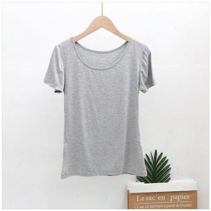 Korean Style Women’s Large U-Neck Backless Top – Short-Sleeved, Sexy, All-Match Nightclub Wear.