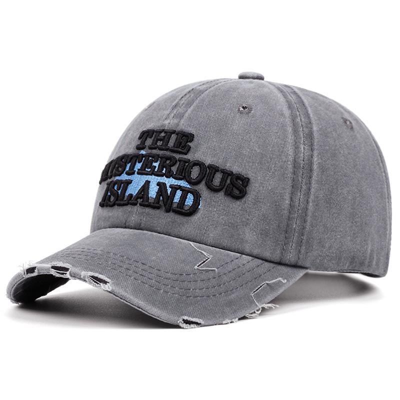 FashionSummer Outdoor Sun Hat Vintage Versatile Letter Embroidery Baseball Hats BreathableNew Unisex Peaked Caps Hip Hop Dad Hat