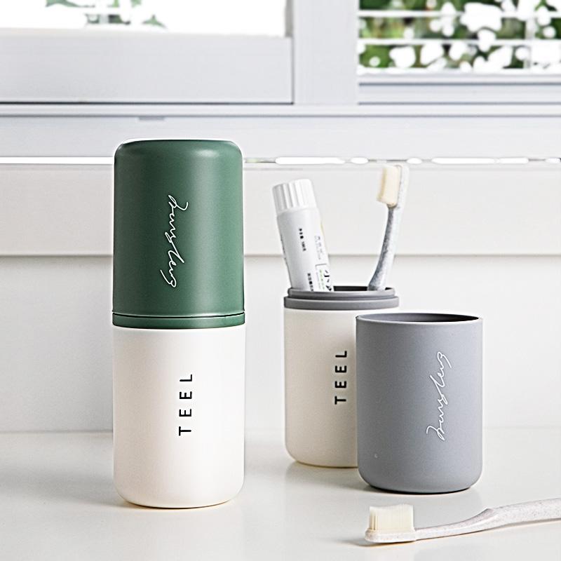 Travel Toiletries Cup Portable Mouthwash Cup Toothbrush Holder