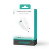 USB-C USB-A 20W PD QC 3.0 Wall Charger - White