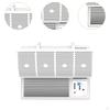 Adjustable Air Conditioner Flow Enhancer for Home and Office