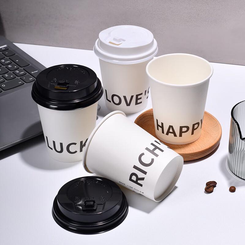 

Disposable Paper Cups with English Letter Design