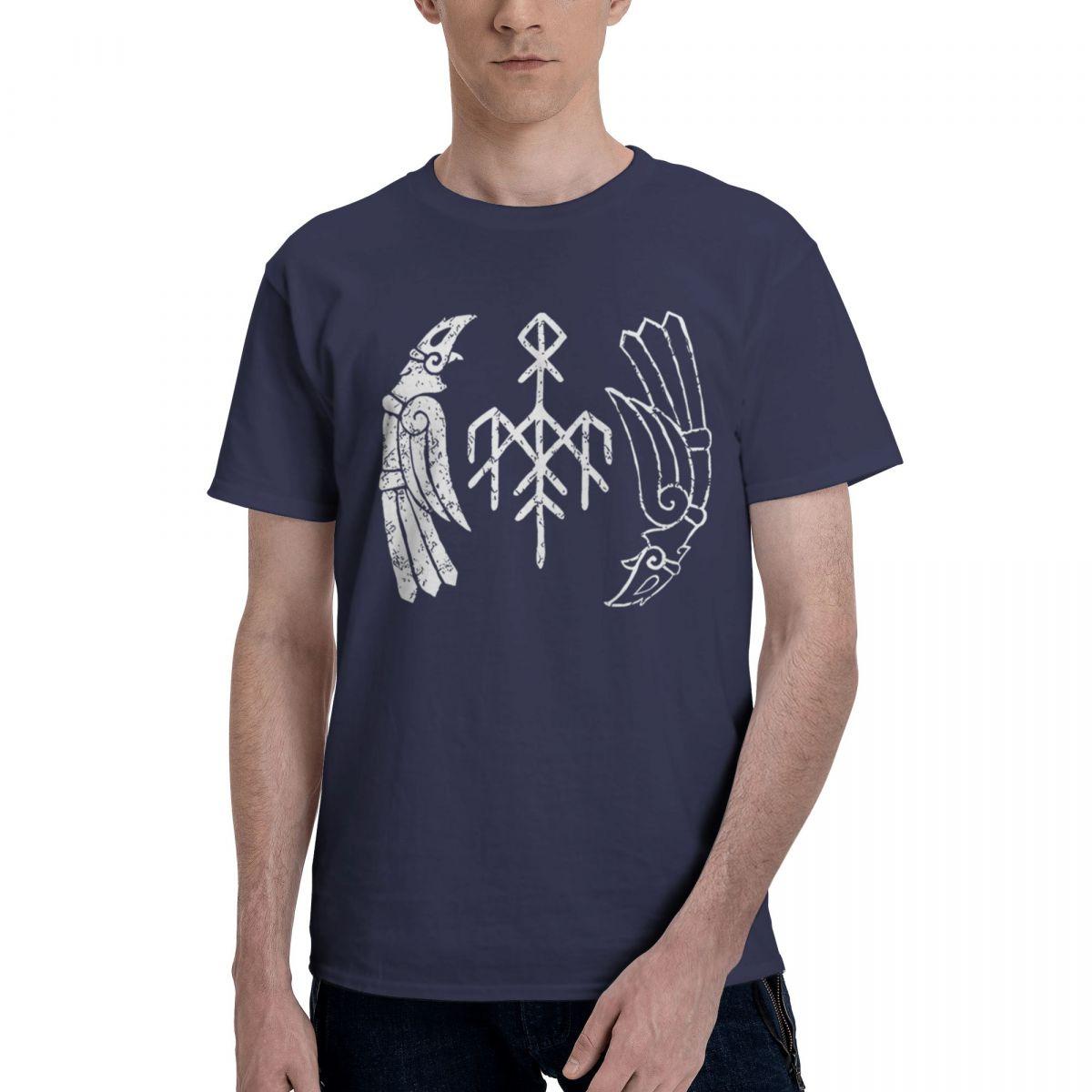 

Wardruna Kvitravn Organic Ts 100 Cotton Casual Breathable Confortable Man Mens Clothing Brands Funny Shirt 4XL