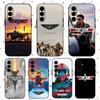 Hot Movie Top Gun Phone Case For Samsung Galaxy S26 S25 S24 S23 S22 S21 Plus Ultra Note20 Soft Black