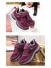 Men's Winter Magic Tape Lace-Free Cotton Boots - Velvet-Lined, Thickened & Warm Walking Snow Boots for Middle-Aged and Elderly