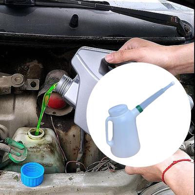 Oil Measuring Container,Automotive Dispenser W/ Lid,Leakproof with Scale,5L Container Spout