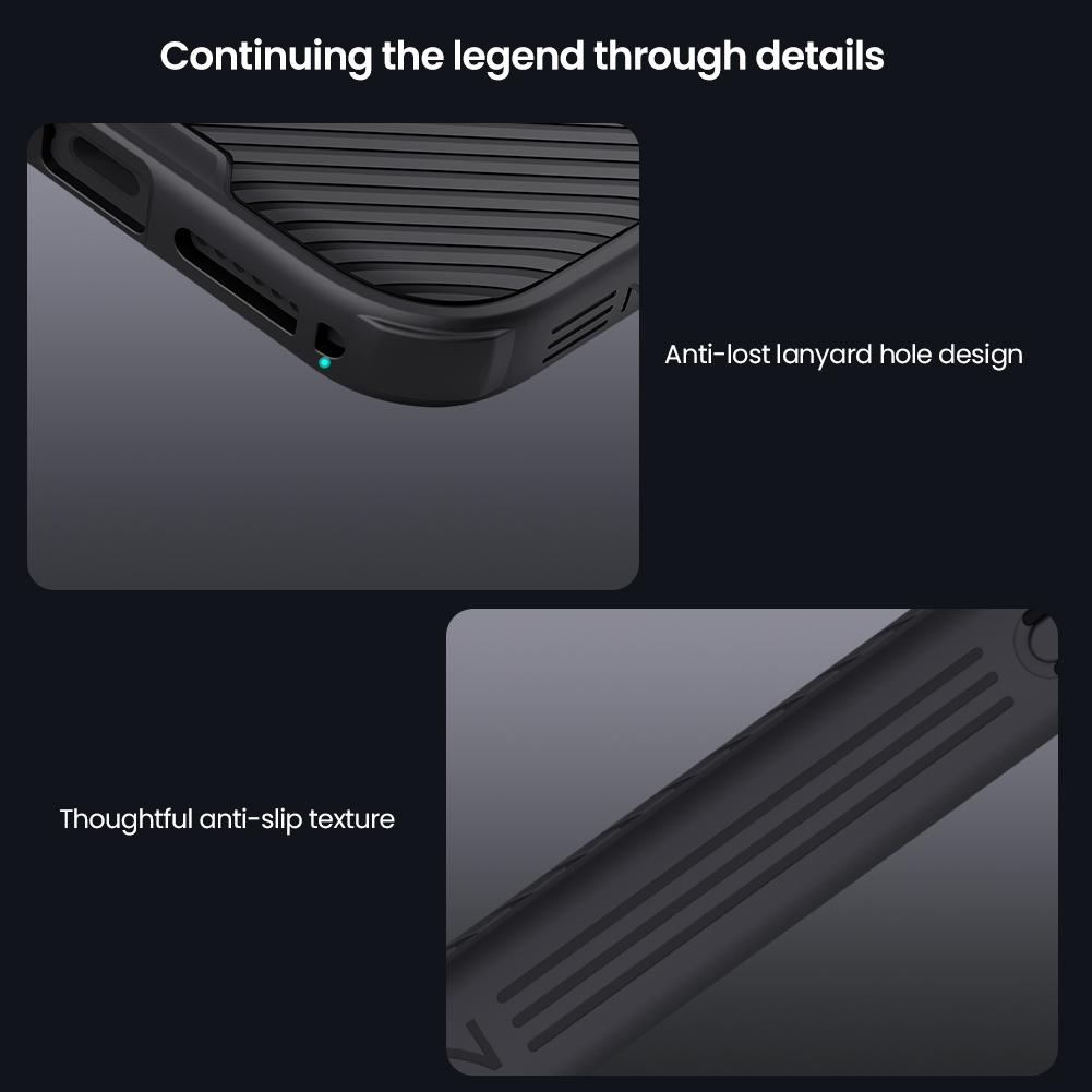 NILLKIN Pro iPhone 17 Pro Max Vzduchový kryt na telefon CamShield Pro Ochrana fotoaparátu Zadní kryt