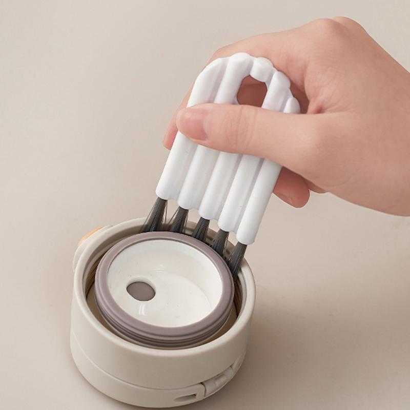 G6KA Bottle Cleaning Brush Multipurpose Bottle Cleaner Cup Cover Lid Cleaner