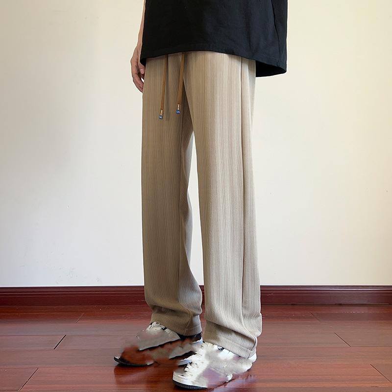 Men's Spring and Fall Straight Casual Sweatpants Large Size Men's Loose Pants