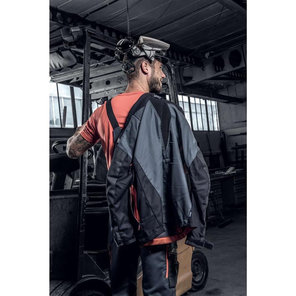UVEX Fios Face Guard with Earmuffs