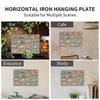 One Pack Horizontal Vintage Metal Tin Wall Art 2030cm 3040cm Retro Style Decorative Sign For Home Bar Garage Cafe Kitchen Display