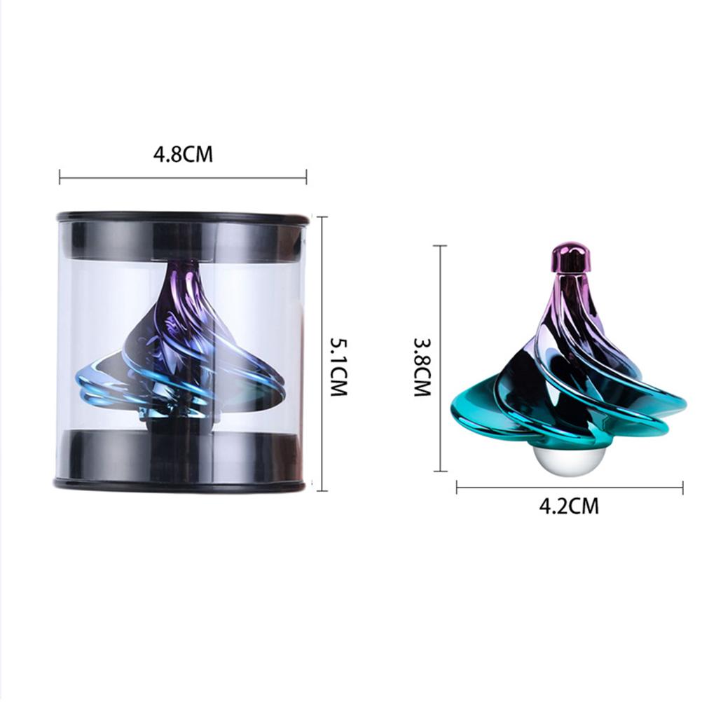 Exquisiter Kreisel und Fingerspielzeug für Kinder Windblasen Drehen Zappel-Desktop-Dekompression