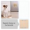Dog Feeding Chart Wooden Board For Busy Owners with Feeding Switches User Friendly Sliding Indicators Pet Care Solution