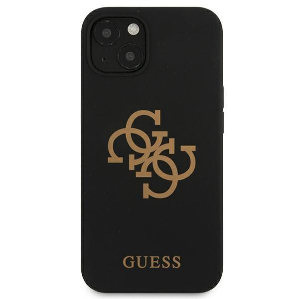 Guess Guhcp13Sls4Ggbk Iphone 13 Mini5,4 Czarny/Black Hard Case Silicone 4G Logo