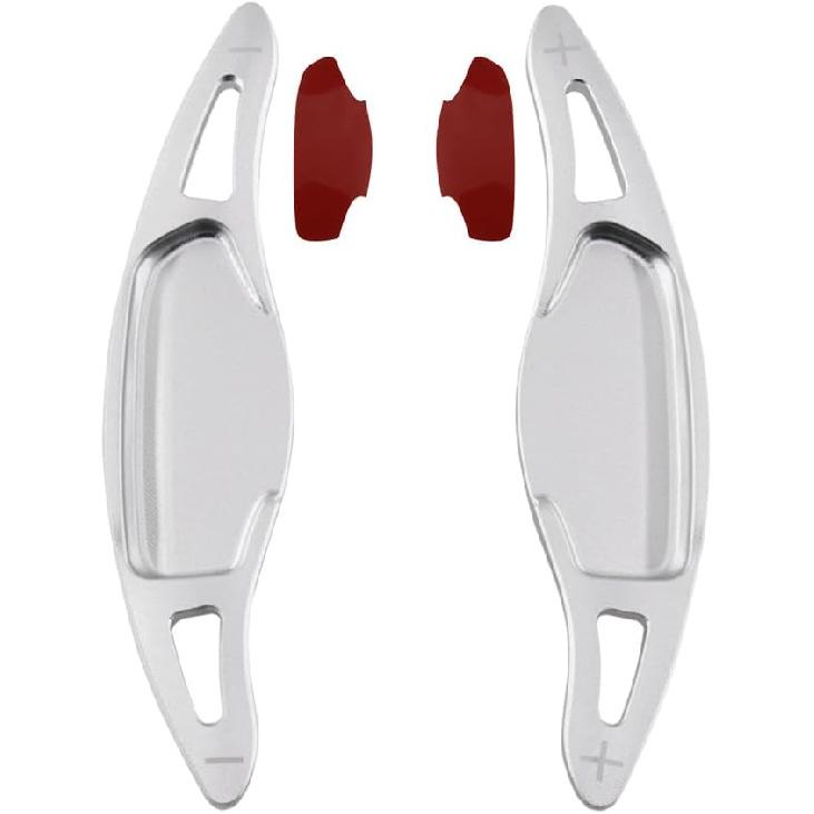 Aluminum Alloy Steering Wheel Paddle Extension Sticker Steering Wheel Shift Paddle For Kia Stinger 2018-2023, Kia Soul GT-Line Turbo 2020-2022(red)