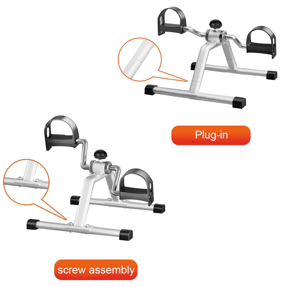 Portable Mini Pedal Exerciser Adjustable Resistance Foot Peddler Machine for Home Fitness and Rehabilitation