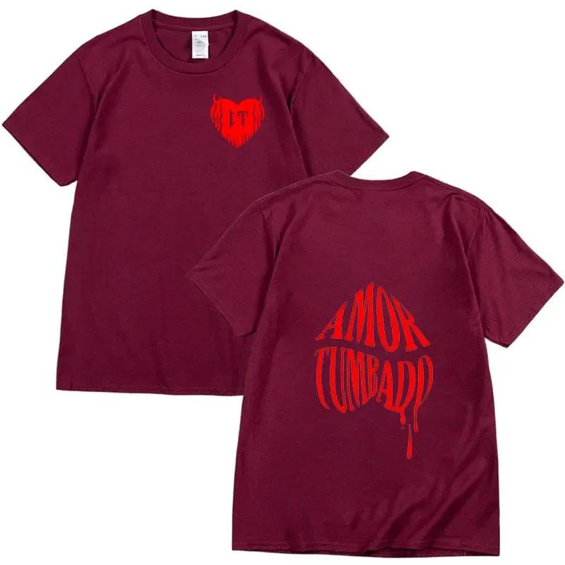 Natanael Cano Corridos Tumbados T-shirts Fashion Amor Tumbado Cotton T-Shirt WoCool Casual Harajuku Tee Tops Camiseta