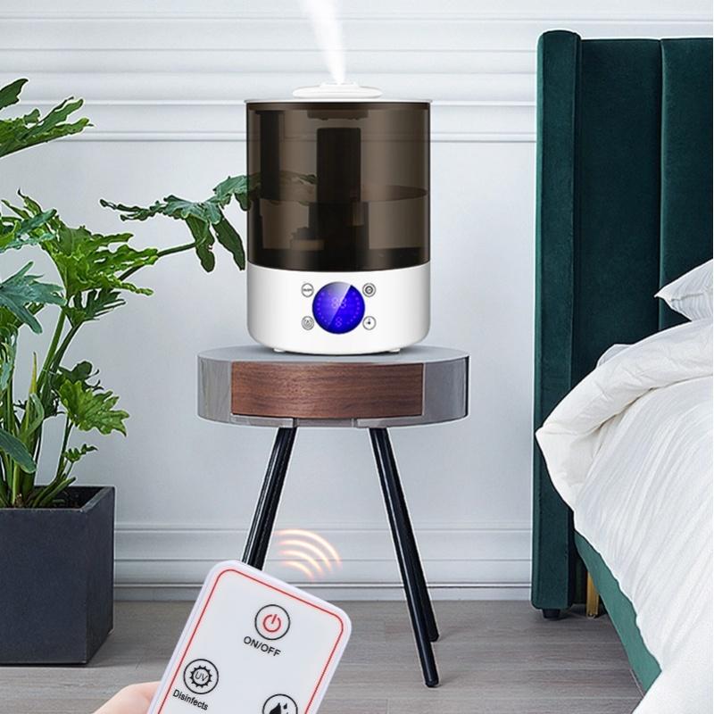 Humidifier With 8H Timer 15-30°C Constant Temperature Quiet 2.8L AG Water Tank UV Light Water Shortage Prevention Essential Oil